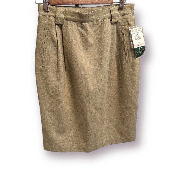 NWT vintage hunt club wool skirt size 12 - Picture 2 of 3